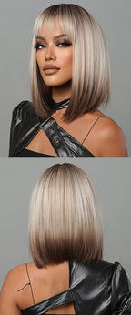 Perruque Courte Naturelle Pour Femme - rachelhair