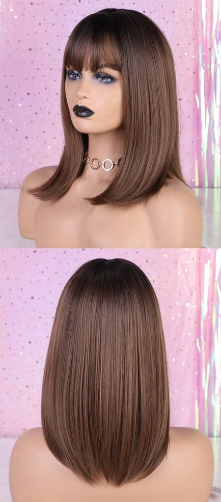 Perruques Synthétiques Longues et Lisses - rachelhair