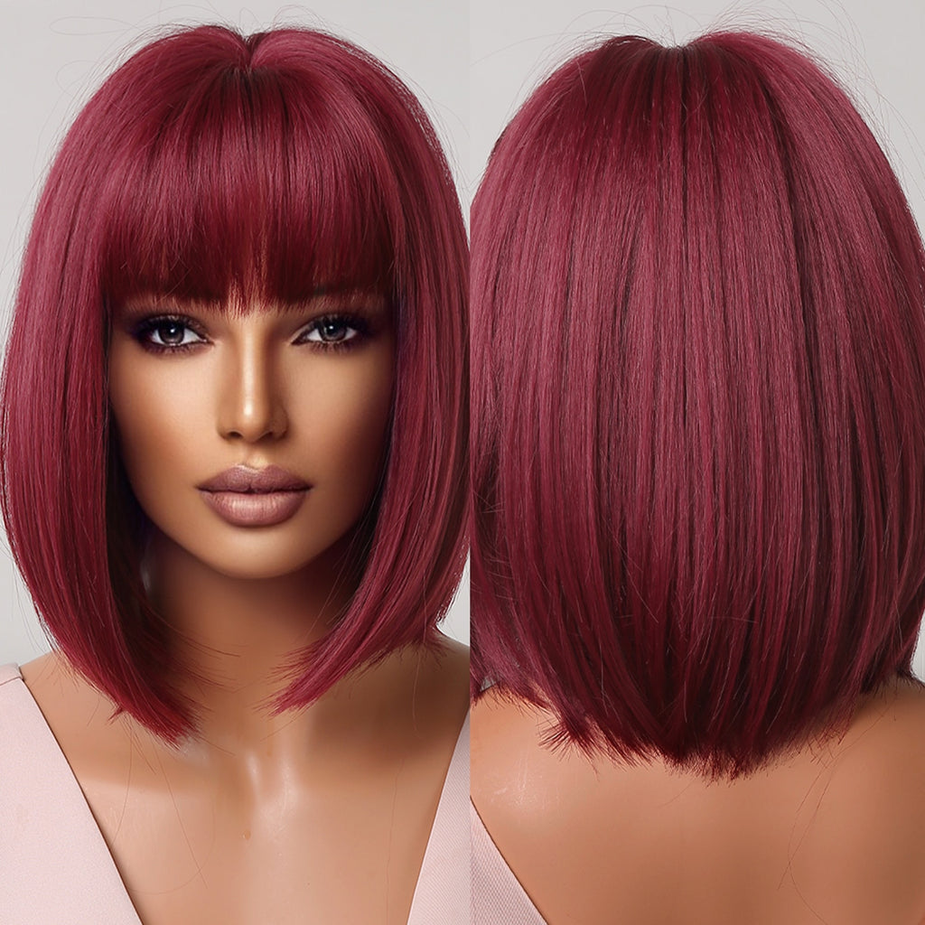 Perruque Synthétique Cheveux Raides Courts pour Femme - rachelhair