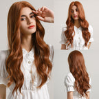 Perruques synthétiques longues vagues naturelles pour femmes - rachelhair