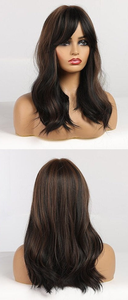 Perruques Auburn droites naturelles pour femmes - rachelhair