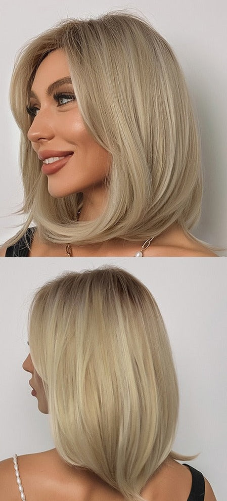 Perruque Courte Naturelle Pour Femme - rachelhair
