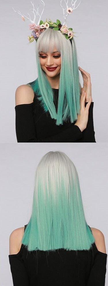 Perruque Longue Et Droite Avec Frange - rachelhair