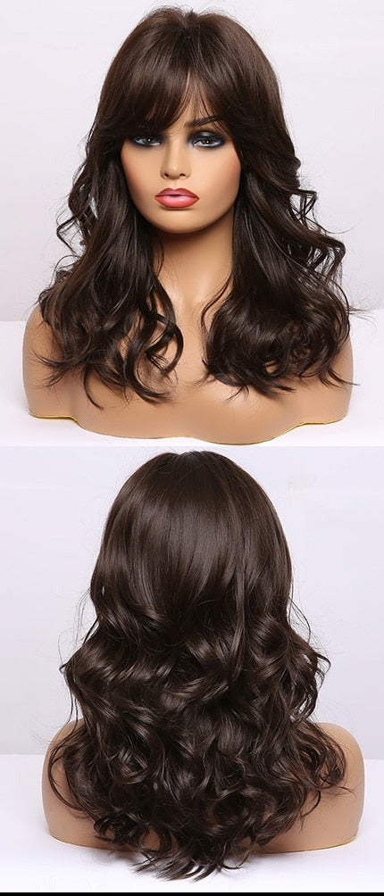 Perruques Synthétiques Longues et Lisses - rachelhair
