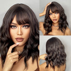 Perruque Synthétique Bouclée Longueur Épaule - rachelhair