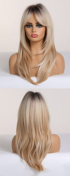 Cheveux Synthétiques Naturels Courts Et Droits Pour Femmes - rachelhair