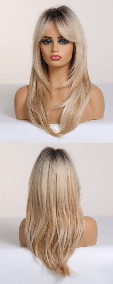 Cheveux Synthétiques Naturels Courts Et Droits Pour Femmes - rachelhair