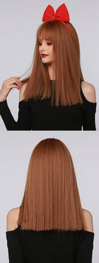 Perruque Longue Et Droite Avec Frange - rachelhair