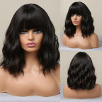 Perruque Bob Droite Courte Avec Frange Pour Femme - rachelhair