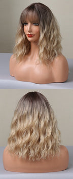 Cheveux Synthétiques Naturels Courts Et Droits Pour Femmes - rachelhair