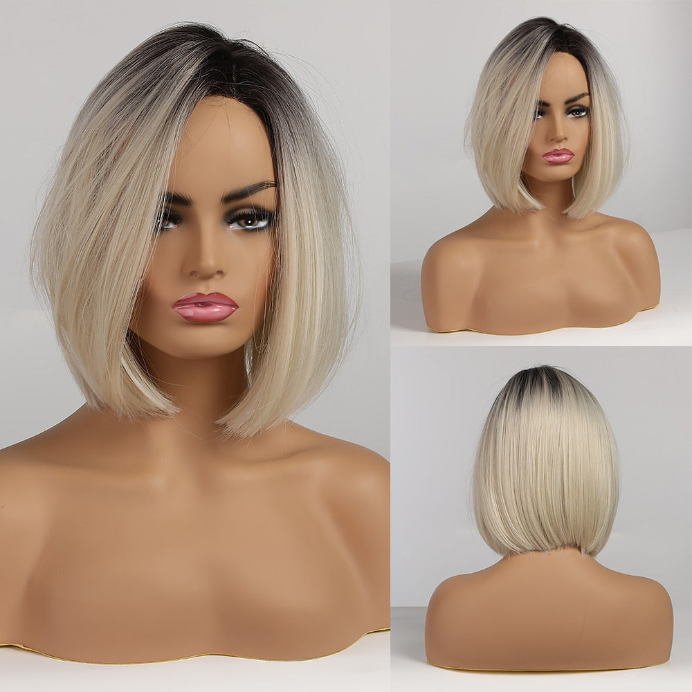Perruque Synthétique Bouclée Longueur Épaule - rachelhair