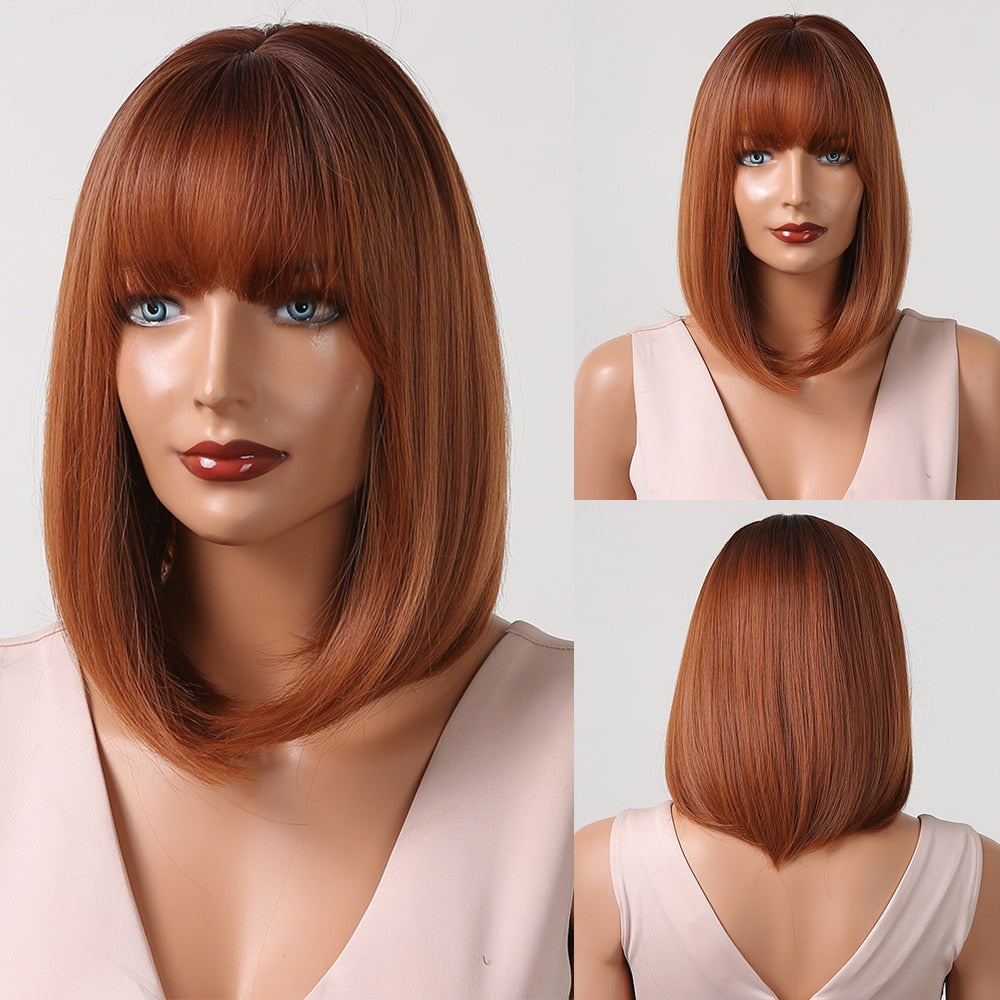 Perruques Synthétiques Longues et Lisses - rachelhair