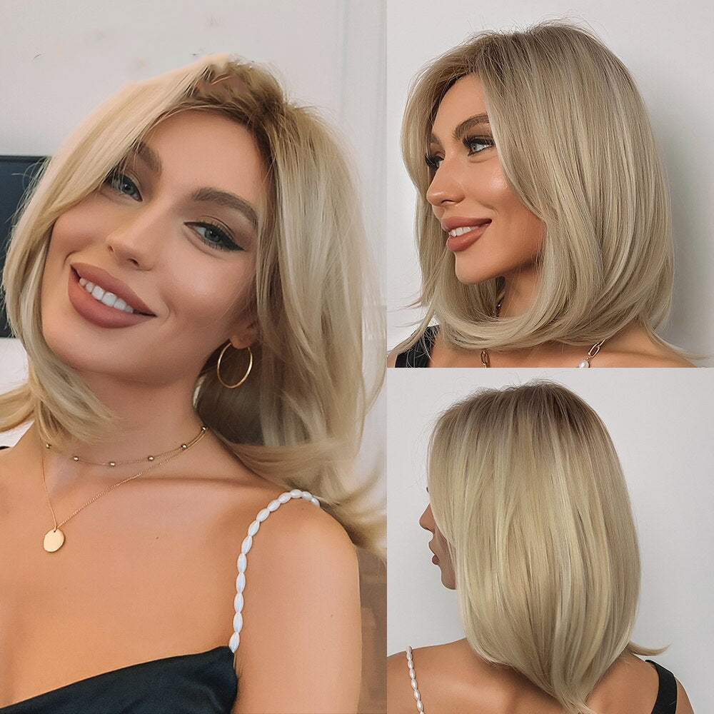 Perruques Synthétiques Courtes Pour Femmes - rachelhair