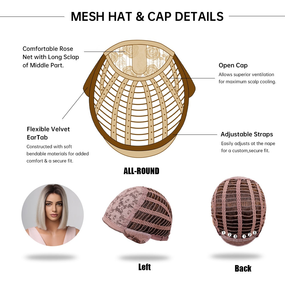 Perruques Blonde Platine Avec Racines Sombres - rachelhair