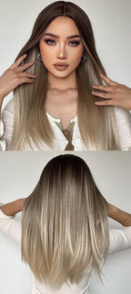 Perruque Longue Et Droite Avec Frange - rachelhair
