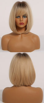 Perruque Courte Droite À Usage Quotidien - rachelhair