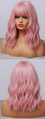 Perruque Synthétique Bouclée Longueur Épaule - rachelhair