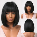 Perruque Synthétique Cheveux Raides Courts pour Femme - rachelhair