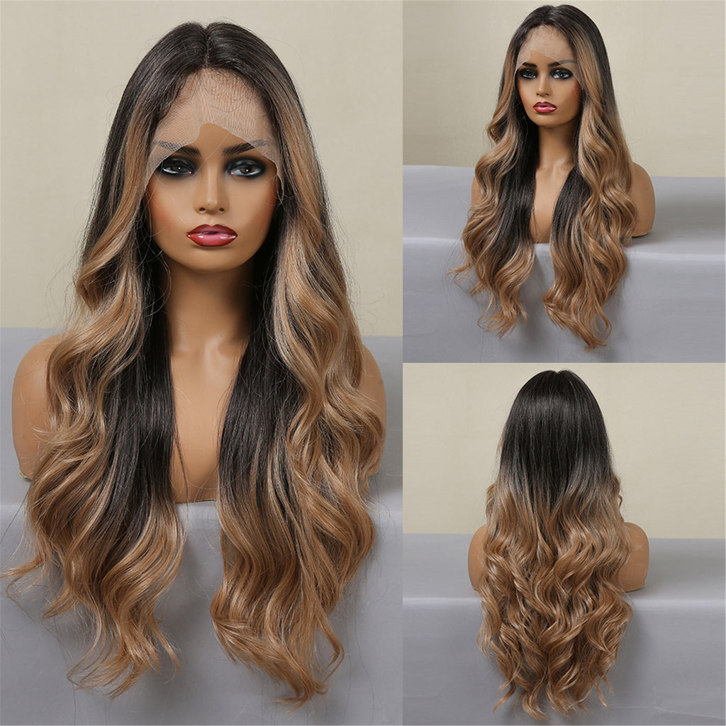 Perruques Lace Front Synthétiques Ombre pour Femme - rachelhair
