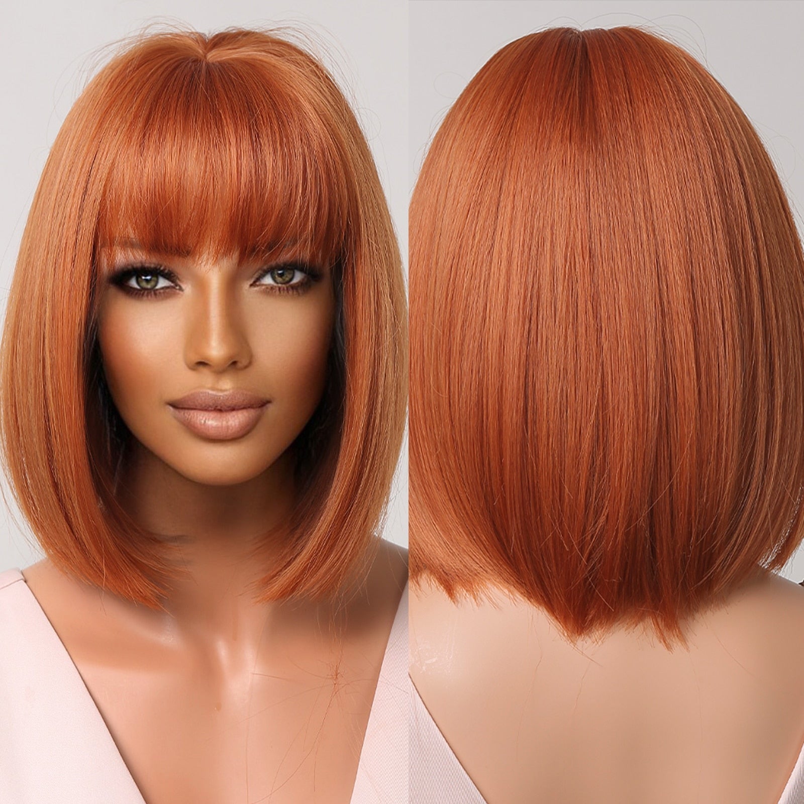 Perruque Synthétique Cheveux Raides Courts pour Femme - rachelhair