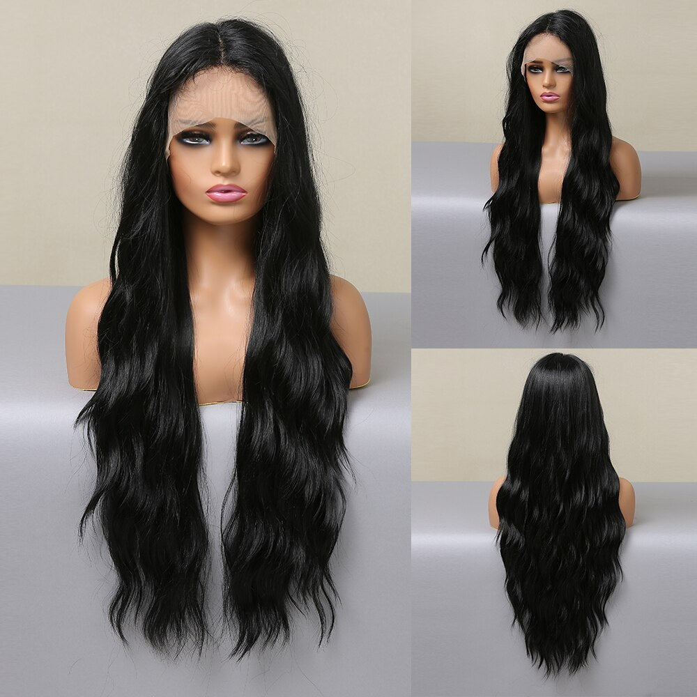 Perruques Lace Front Synthétiques Ombre pour Femme - rachelhair