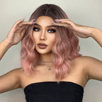 Perruque Synthétique Bouclée Longueur Épaule - rachelhair